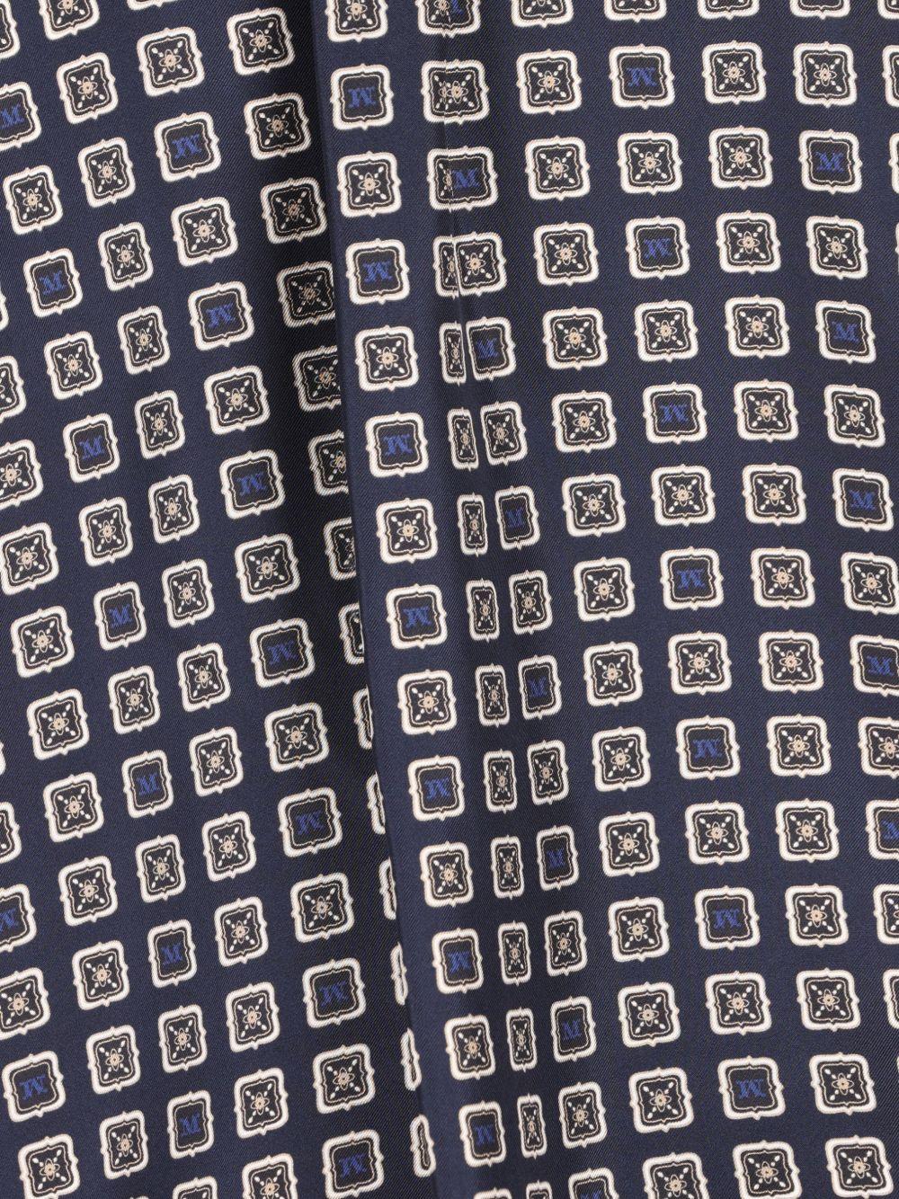 Camicia a fantasia disco in blu Maxmara - donna 