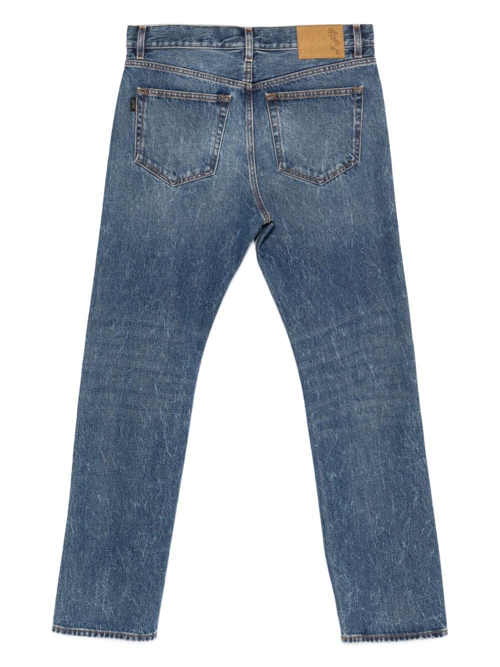 Jeans con effetto schiarito in blu Haikure - uomo 