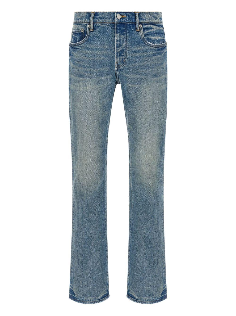 Jeans con applicazione logo in blu Purple - uomo 