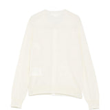 Cardigan con ricami floreali in bianco Comme des garcons comme des garcons  - donna 