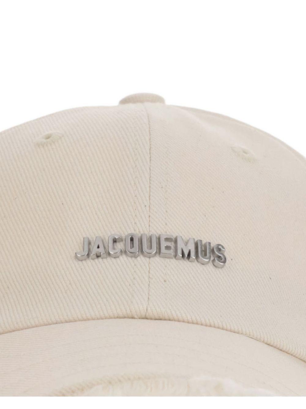 Cappello da baseball la casquette artichaut in avorio Jacquemus - unisex 
