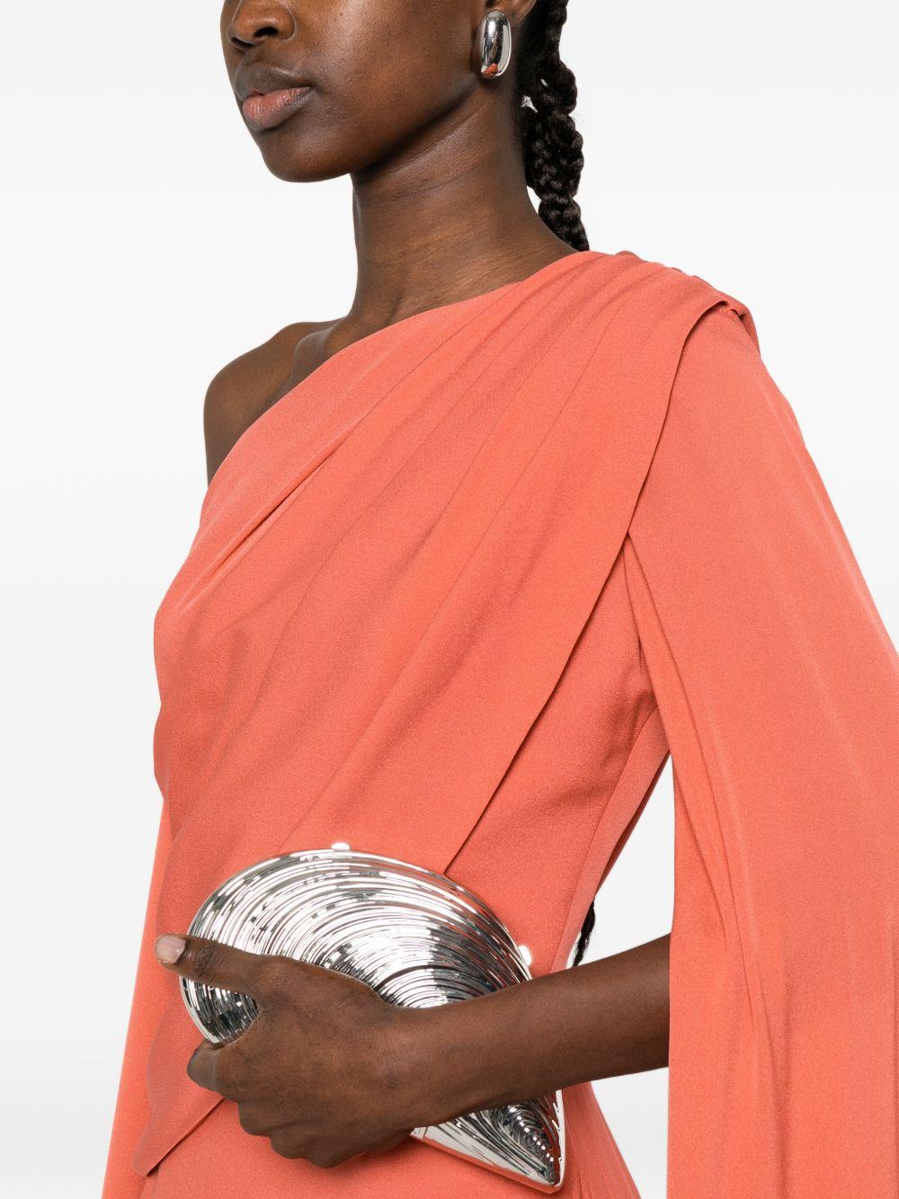 Abito da sera monospalla in arancione Elie saab - donna 