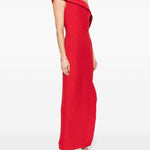 Abito con spalle scoperte in rosso - donna 