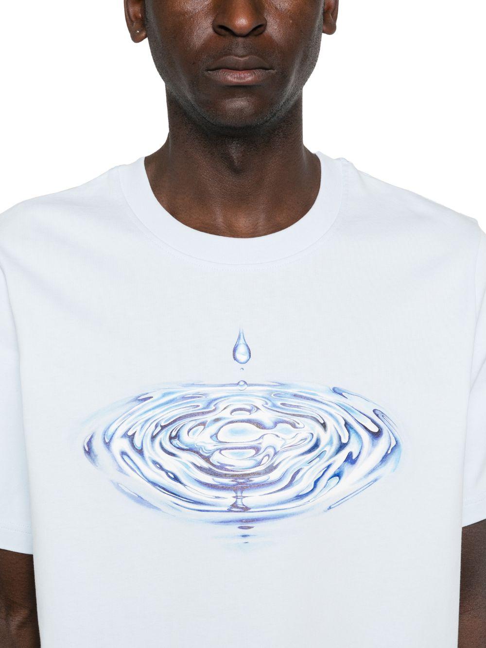 T-shirt con grafica in azzurro Casablanca - uomo 