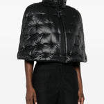 Mantella imbottita in nero Amen - donna 