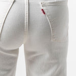 Jeans dritti a vita alta in bianco Levi's - donna 