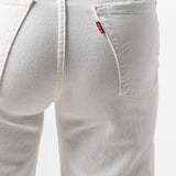 Jeans dritti a vita alta in bianco Levi's - donna 