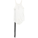 Canotta con scollo olimpionico in bianco Rick owens drkshdw - donna 
