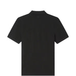 Polo in cotone con applicazione logo in nero Kenzo - uomo 