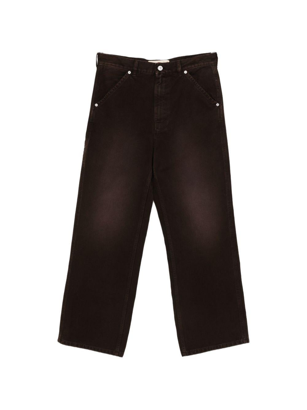 Pantaloni con tasche in marrone Marni - uomo 