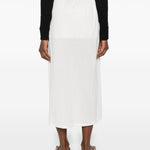 Gonna midi a portafoglio in bianco Toteme - donna 