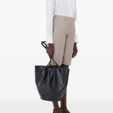 Shorts al ginocchio in beige Loulou de saison - donna 