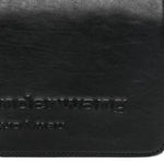 Borsa a tracolla con logo in rilievo in nero Alexander wang  - donna 