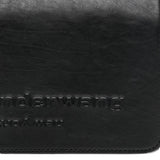Borsa a tracolla con logo in rilievo in nero Alexander wang  - donna 
