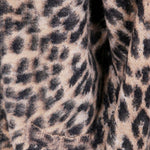 Cardigan con stampa animalier in marrone Laneus - uomo 