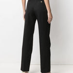 Pantaloni Takaroa in nero Loulou de saison - donna 