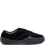 Sneakers in velluto a coste coupe in nero 