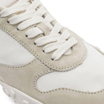 Sneakers basse in binco e beige Jil sander - donna 
