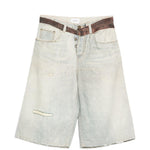 Shorts con stampa in blu Haikure - donna 