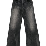 Jeans con design a inserti in nero R13 - donna 