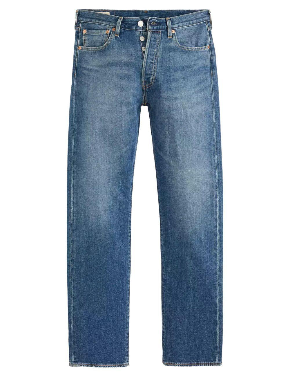 Jeans denim cinque tasche 501 in blu Levi's - uomo 