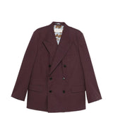 Blazer doppiopetto bosier in viola Dries van noten - uomo 