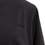T-shirt a maniche corte con logo ricamato in nero The attico - donna 