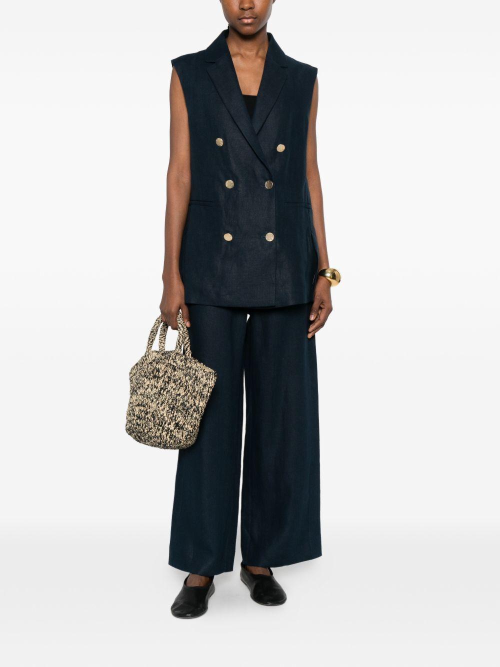 Pantaloni amedea in blu 'S Max Mara - donna 