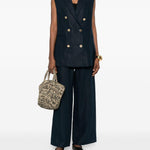 Pantaloni amedea in blu 'S Max Mara - donna 