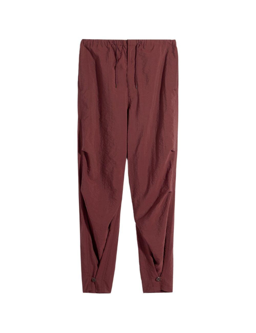 Pantaloni con pieghe in rosso Lemaire - uomo 