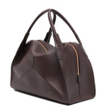 Borsa a mano plie con zip in borgogna Victoria Beckham - donna 