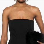 Abito bustier betel in nero Maxmara pianoforte - donna 