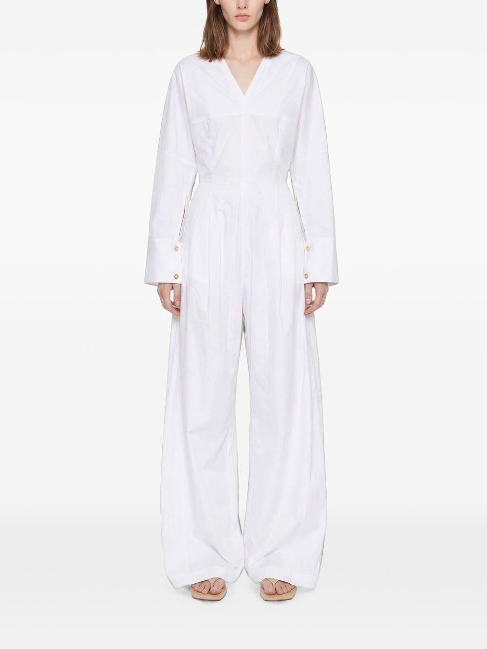 Tuta a maniche lunghe drew in bianco Th Latest - donna 