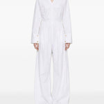 Tuta a maniche lunghe drew in bianco Th Latest - donna 