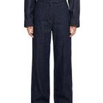 Jeans wide-leg denim indigo 