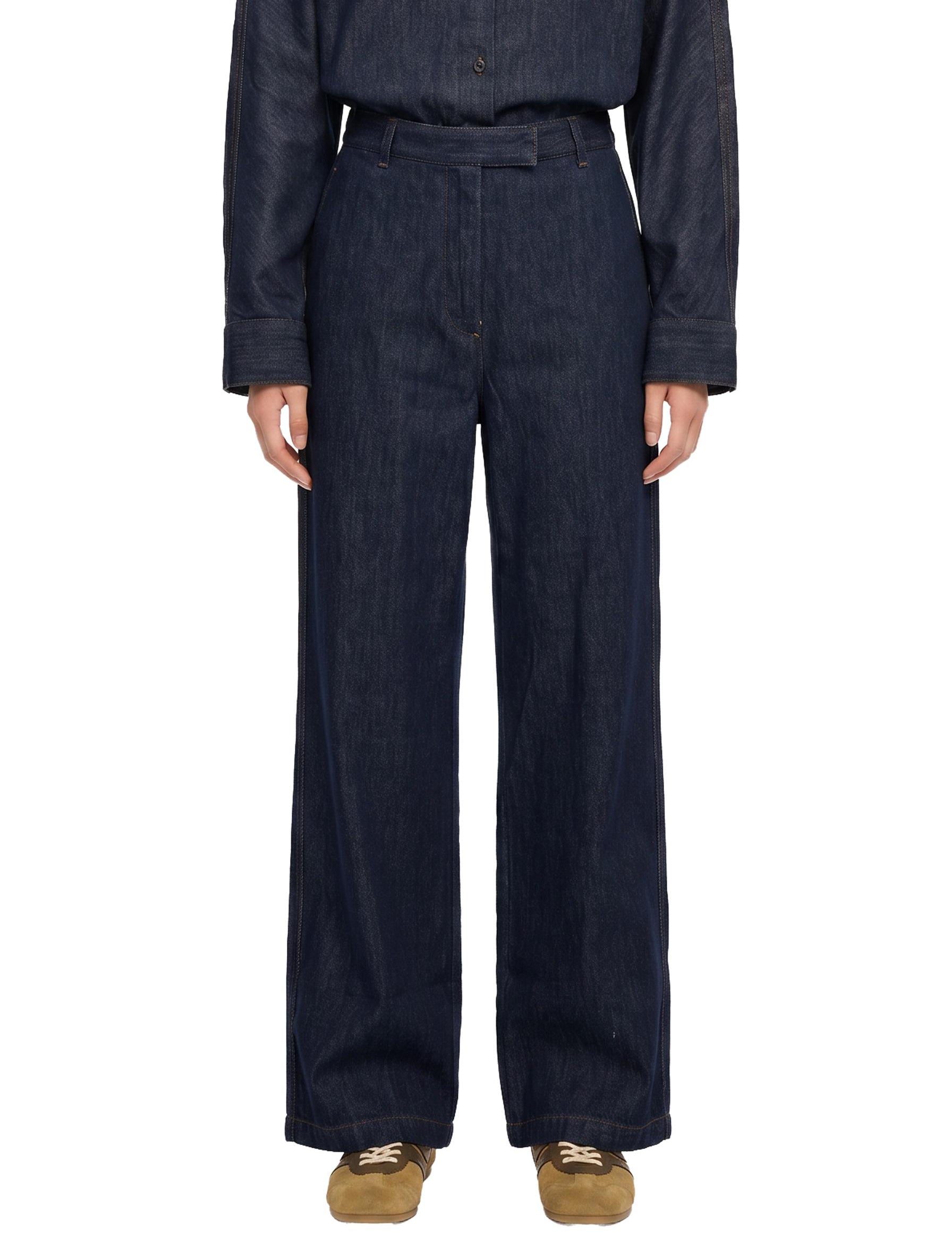 Jeans wide-leg denim indigo 