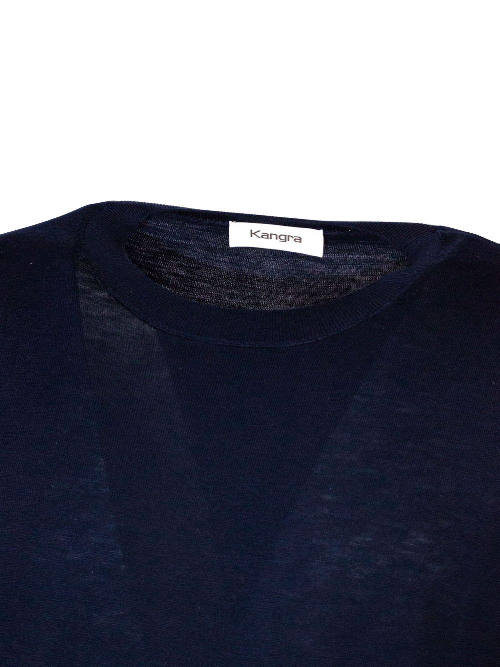 Maglione a maniche lunghe in blu Kangra - uomo 