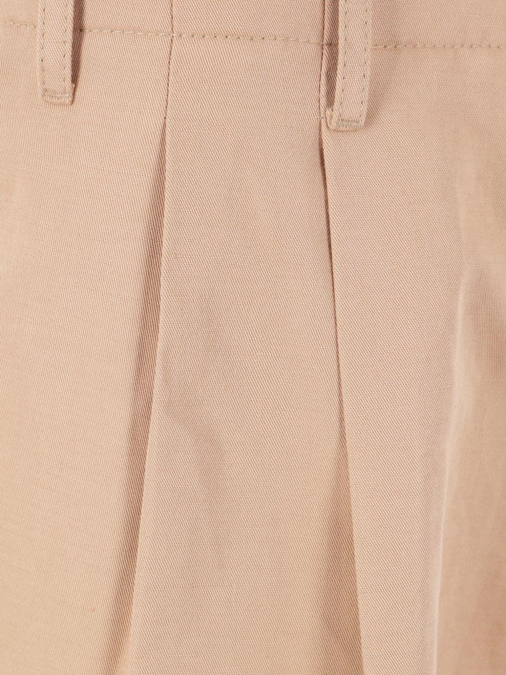 Pantaloni plissé in beige Brunello cucinelli - donna 