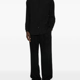 Camicia oversize in nero Lardini - uomo 
