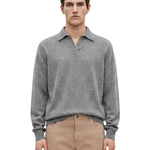 Polo in cotone piquet blu navy 