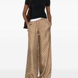 Pantaloni Clarino a gamba ampia in marrone Maxmara - donna 