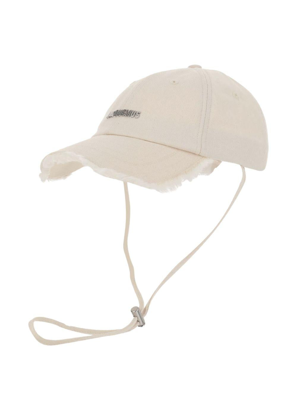 Cappello da baseball la casquette artichaut in avorio Jacquemus - unisex 