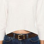 Maglione Mora in bianco LouLou de Saison - donna 