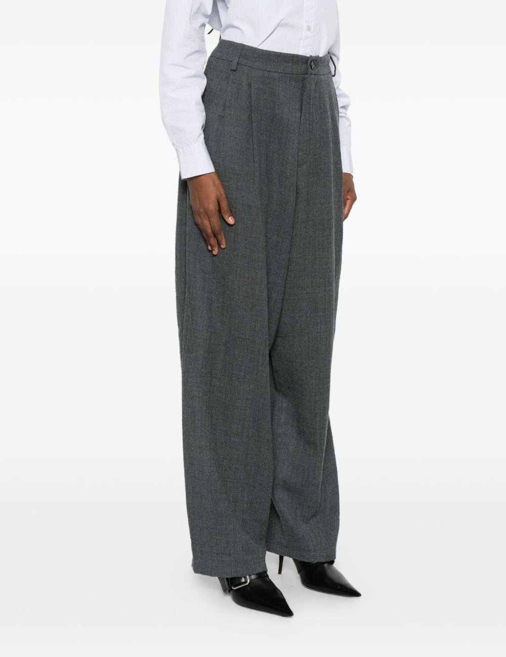 Pantaloni a palazzo in grigio Darkpark - donna 