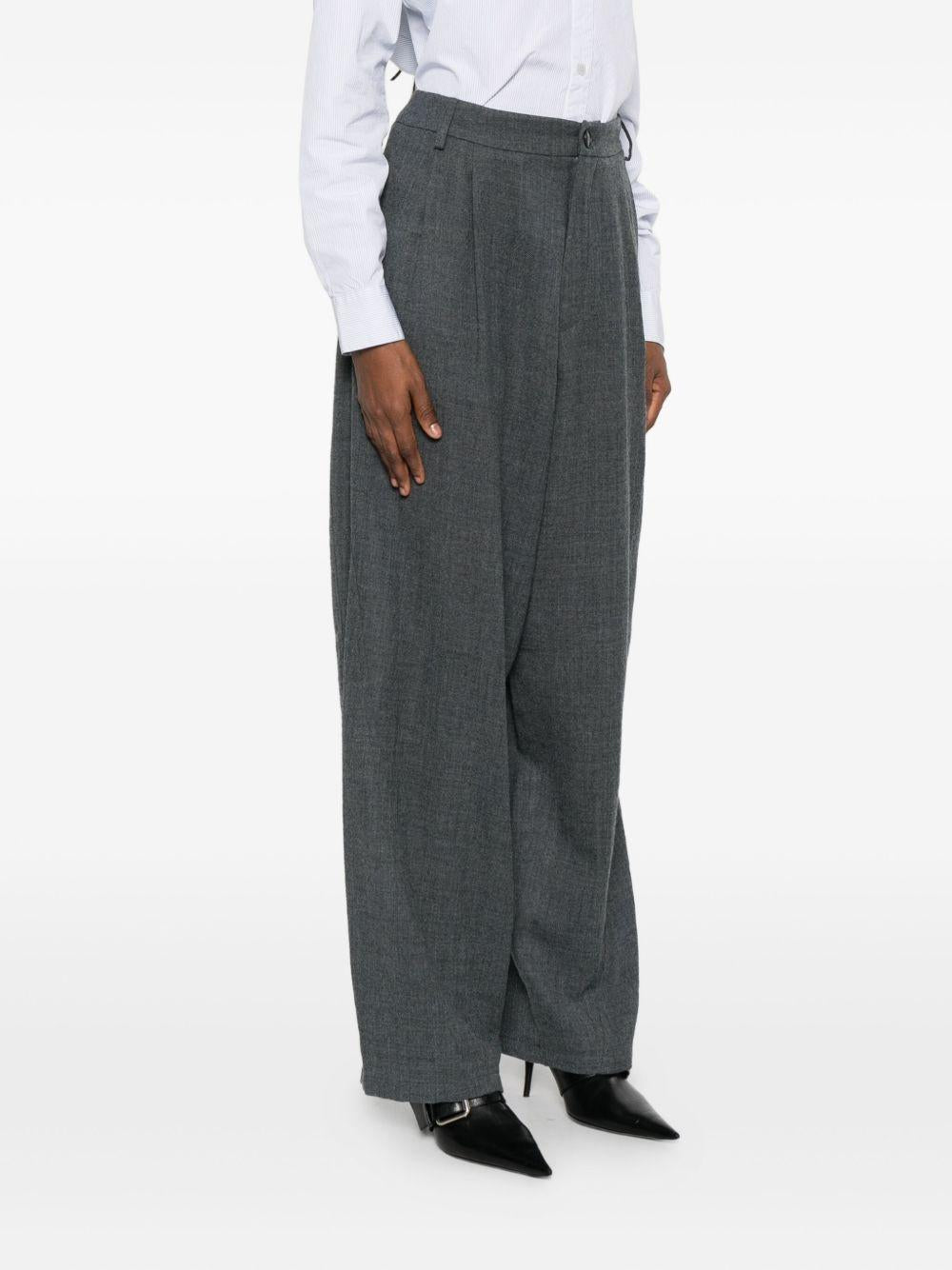 Pantaloni a palazzo in grigio Darkpark - donna 