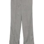Pantaloni pied-de-poule con motivo a righe in grigio Remain - donna 