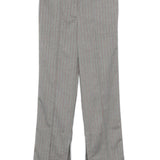 Pantaloni pied-de-poule con motivo a righe in grigio Remain - donna 