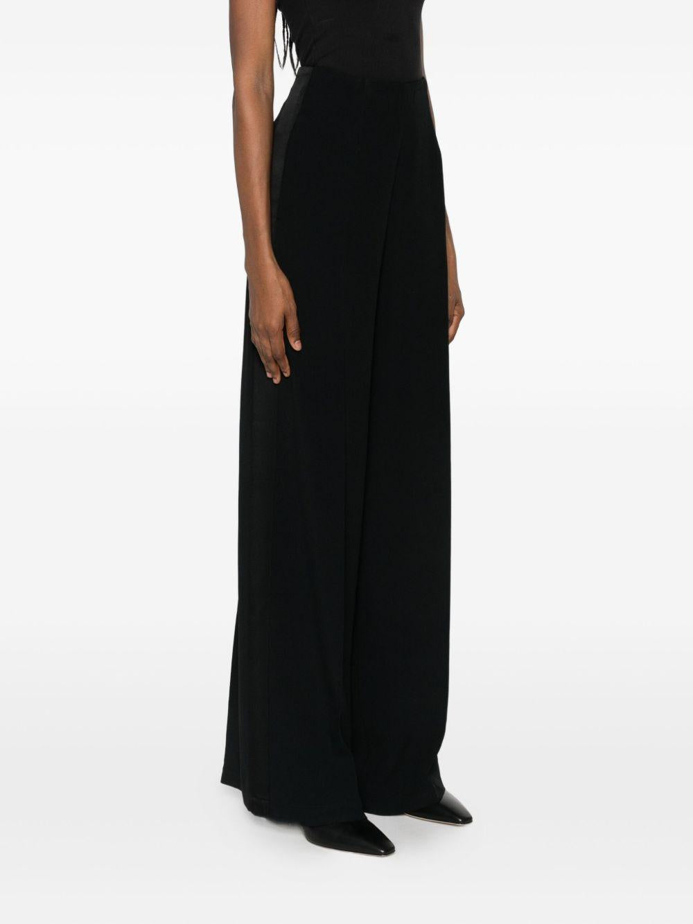 Pantaloni sartoriali in nero Forte forte - donna 