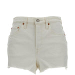 Shorts con frange 501 in bianco Levi's - donna 