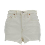 Shorts con frange 501 in bianco Levi's - donna 